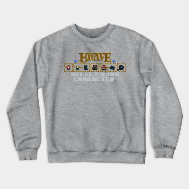 BRAVE SELECT SCREEN Crewneck Sweatshirt by MastaKong19